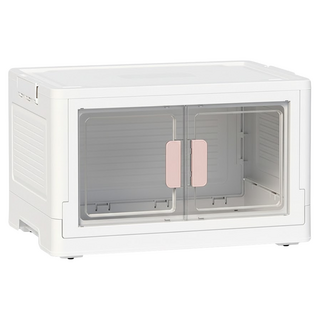 妃妃嚴選 摺疊收納箱, 特大款, 粉色, 1個