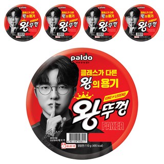 JUMBO NOODLE Faker聯名碗裝泡麵 110g, 5入