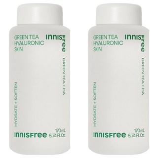 INNISFREE 綠茶玻尿酸保濕調理液, 170ml, 2瓶