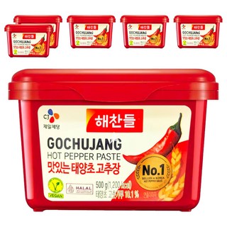 CJ 韓國辣椒醬 葷, 500g, 6罐