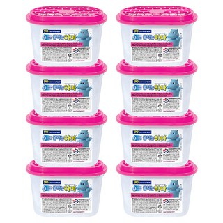 물먹는하마 습기제거제 옷장용, 300g, 8개