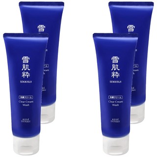 KOSE 高絲 SEKKISUI 雪肌粹 潔淨洗面乳, 深層清潔毛孔, 溫和不乾澀, 日本7-11專賣, 120g, 4條