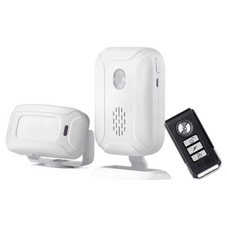 e-kit 逸奇 多功能紅外線分離式迎賓門鈴警報器三件組, 五種提醒模式, 警報提醒, 彩燈提醒, 門鈴模式, 夜燈模式, 遙控器, 1組