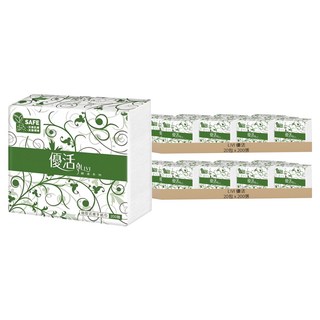 LIVI 優活 抽取式擦手紙, 1入, 40包