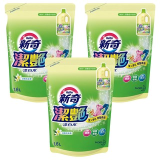 Haiter 新奇潔艷漂白水補充包，高效去漬增艷, 1.6L, 3包