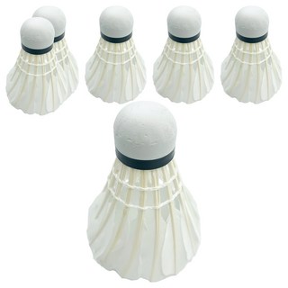 Her-Ea 禾亦 羽毛球, 6個, 1組, 白色