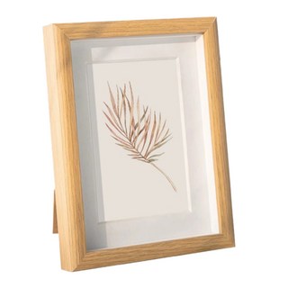 FANCY LIFE 簡約木紋相框, 7吋, 淡雅竹條紋, 1個