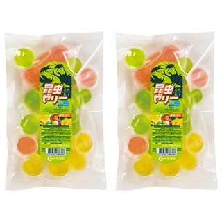 月島甲蟲 果凍 A-S630 25個, 綜合水果, 2包