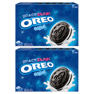OREO 奧利奧 Space太空版夾心餅乾 香草口味夾心 3條, 331.2g, 2盒