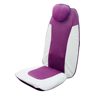 東龍 Edragon 3D溫熱手感推拿按摩墊 加熱恆溫旋轉按摩 3段式坐墊震動力道調整 附有線遙控器, TL-2202, 紫色 + 白色, 1個