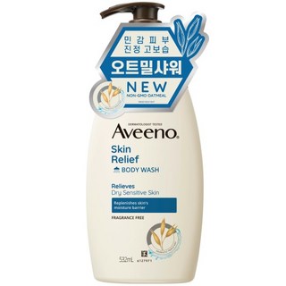 Aveeno 艾惟諾 燕麥舒緩水潤沐浴乳, 532ml, 1瓶
