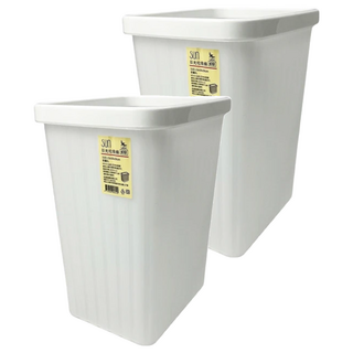UDA 有達 日光垃圾桶 2個 台灣製 8L, 白色