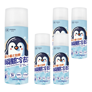HARIKA はりか 瞬間冷卻降溫噴霧, 5個, 260ml