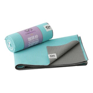 CHANSON 強生 ECO 環保咖啡紗瑜珈舖巾，吸濕快乾止滑，附收納帆布包, 長180 x 寬60cm x 厚2mm, CS-1051, 1個