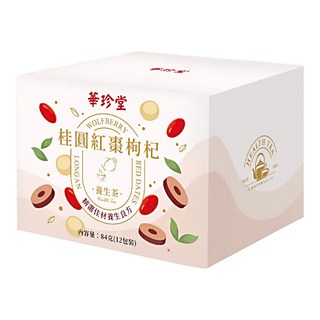仁濟中藥 華珍堂 紅棗枸杞養生茶, 7g, 12包, 1盒