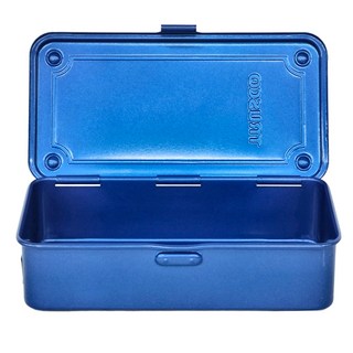 TRUSCO 上掀式收納盒 大 T-190 日本工具箱, 鐵藍色, 1個