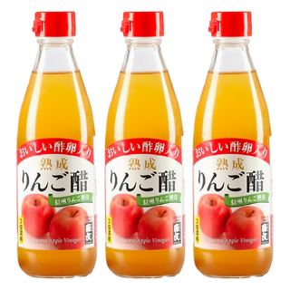 MORIBUN 森文釀造 蘋果風味果醋飲料, 3倍濃縮, 360ml, 3瓶