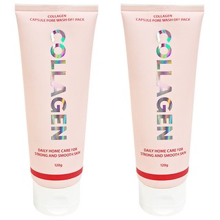 RiRe 膠原蛋白毛孔緊緻面膜 沖洗式 - 深層清潔 緊緻毛孔 彈性保濕, 2條