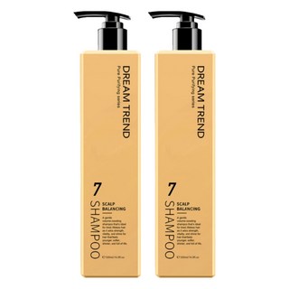 DREAM TREND 凱夢 植萃健髮洗髮精 去屑 無抗藥性 適合油性頭皮 陽光柑橘香, 500ml, 2瓶