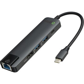MobiQ Apple MacBook Type C 5 in 1 HDMI USB3.0 Hub EM-ACH51P, 混合顏色