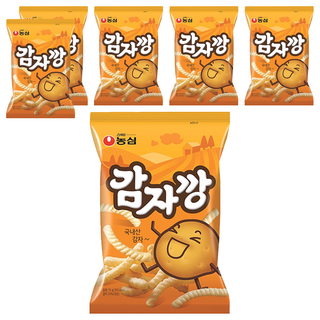 농심 감자깡, 75g, 6개