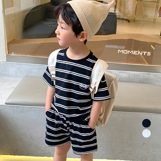 CONTIKIDS 童款Speedy條紋短袖衣褲套裝