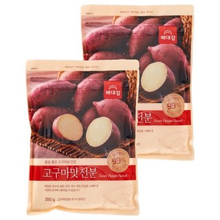 Baedaegam 地瓜味澱粉, 350g, 2個