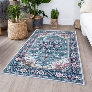 波希米亞風防滑墊, 波希米亞藍