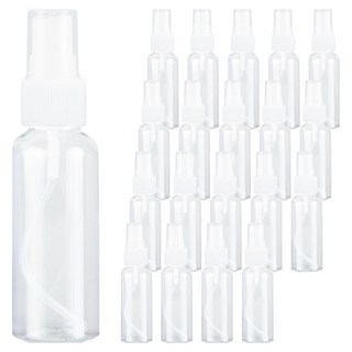 소분용 스프레이 미스트 리필 공용기 50ml, 흰색캡, 20개