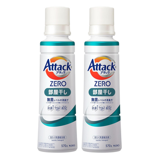 Attack ZERO 洗衣精 室內曬衣用, 570g, 2瓶