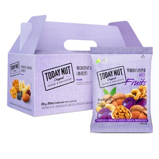 TODAY NUT 果乾堅果禮盒 30包入, 1盒