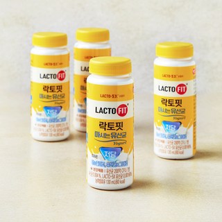 종근당건강 락토핏 마시는유산균 저당, 4개, 1개입, 130ml