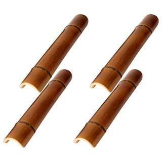 好運亨通 竹製足部指壓按摩器 一般型 中, 4個, 棕色