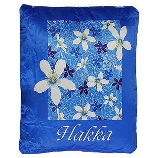 Hakka 方型抱枕 藍油桐花 100% Polyester, 40 x 40cm