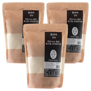 파파루 국산 로스팅 볶은 서리태 가루, 500g, 3개
