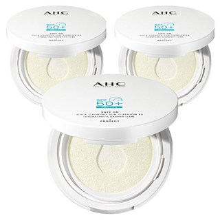 AHC Safe On積雪草EX防曬氣墊, 3個, 25ml