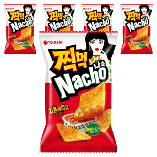 ORION 好麗友 墨西哥玉米脆片 墨西哥辣椒美乃滋風味, 84g, 5包