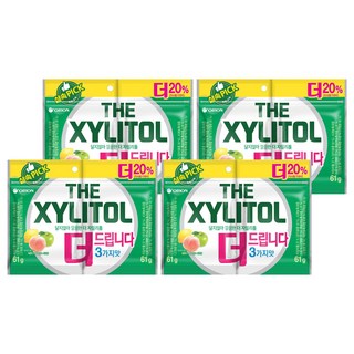 ORION 好麗友 The Xylitol木糖醇口香糖 夾鏈袋裝, 61g, 8個