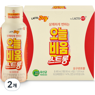 LACTO Joy Strong益生菌飲 優格風味, 480ml, 2盒