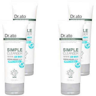 Dr.ato 溫和洗面乳, 100ml, 4條