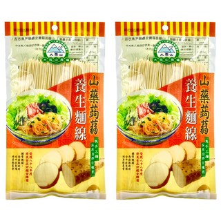 大雪山農場 山藥蒟蒻麵線 Q彈滑順不軟爛, 200g, 2包