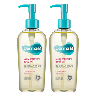 Derma B 日常保濕身體護膚油, 99%植物油來，安心滋潤身體肌膚, 200ml, 2瓶