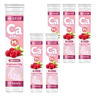 台塑生醫 MD Formula 醫之方 鈣 + 鎂發泡錠, 20顆, 6瓶