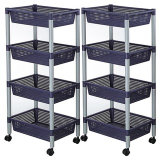 KEYWAY 聯府 好又多四層架, 顏色隨機, 2個