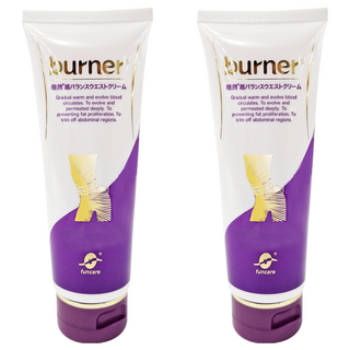 funcare 船井生醫 burner 倍熱 超勻腰腹霜，有助於進化和發展血液循環，有助於減少腹部脂肪增生, 100ml, 2條