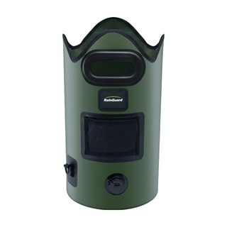 isona 愛收納 旅行摺疊泡腳桶 含排水孔 直徑28x48cm 綠色 21L, 1個