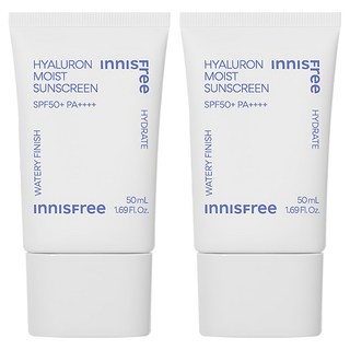 이니스프리 히알루론 수분 선크림 SPF50+ PA++++, 50ml, 2개