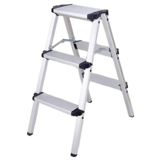 雙面加寬8cm大踏板超輕鋁合金折疊安全工具梯, 1個