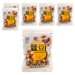 成豐 蒜味蠶豆 口感酥脆 傳統零嘴, 200g, 6包