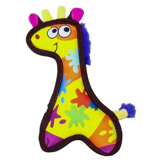 PHOENIX 菲尼斯 牛津布系列 狗玩具 耐咬 磨牙潔齒 內置發聲器 長頸鹿, 長頸鹿 多色, 1個